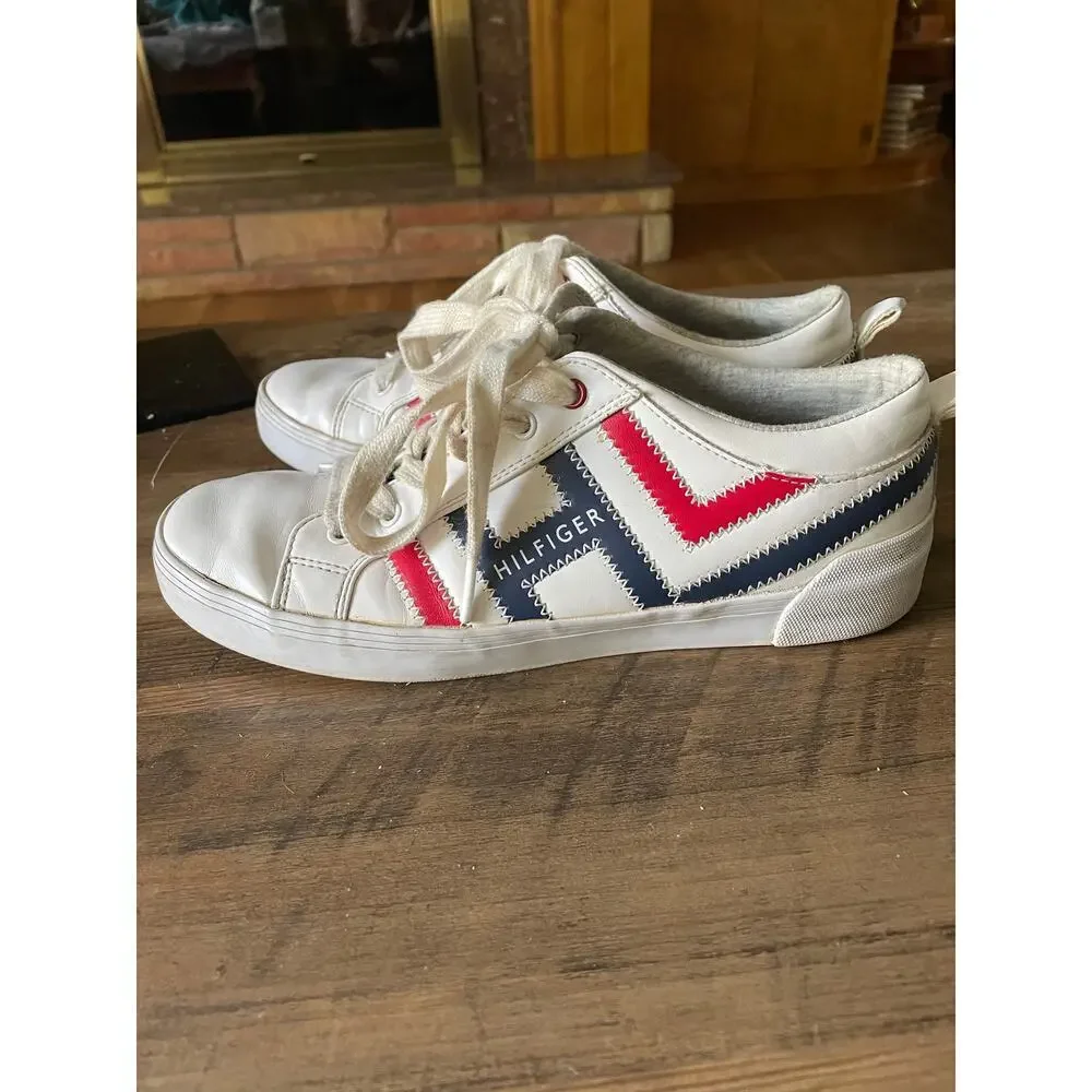 6/$25 Tommy Hilfiger Low-Top Abstract Design Sneaker